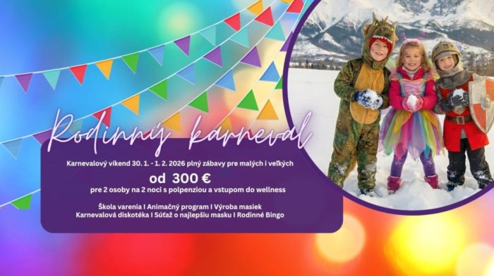 Jedinečný karnevalový víkend, kde sa fantázia stáva skutočnosťou