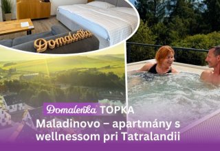 Domalenka TOPKA - Maladinovo na Liptove | apartmány s wellnessom pri Tatralandii a ZOO Kontakt