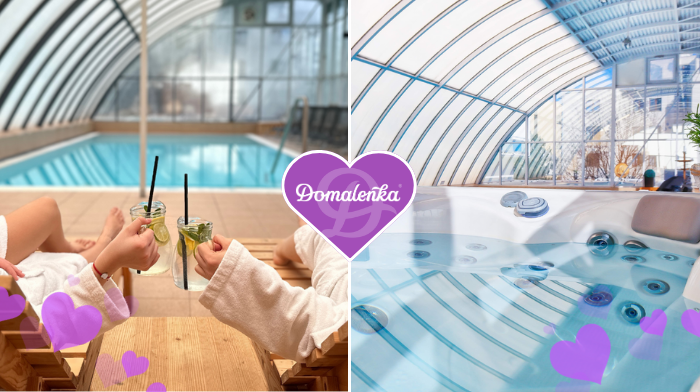Valentínsky pobyt s romantickým kúpaním pri sviečkach a výbornou gastronómiou