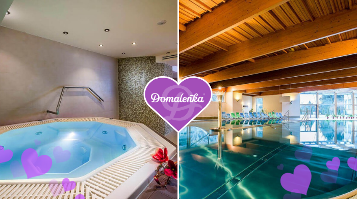 Valentínsky pobyt s romantickou večerou, aromatickou masážou a romantickým nočným kúpaním