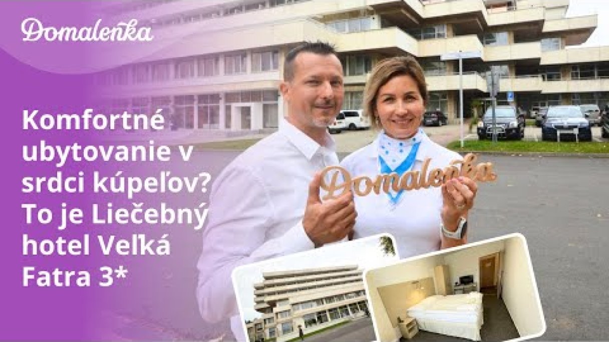 Kúpele Turčianske Teplice: Komfortné ubytovanie v srdci kúpeľov? To je Liečebný hotel Veľká Fatra 3* Autor: Domalenka predtým Sorger Zdroj: https://www.youtube.com/@domalenka Kúpele Turčianske Teplice: Komfortné ubytovanie v srdci kúpeľov? To je Liečebný hotel Veľká Fatra 3* Autor: Domalenka predtým Sorger Zdroj: https://www.youtube.com/@domalenka