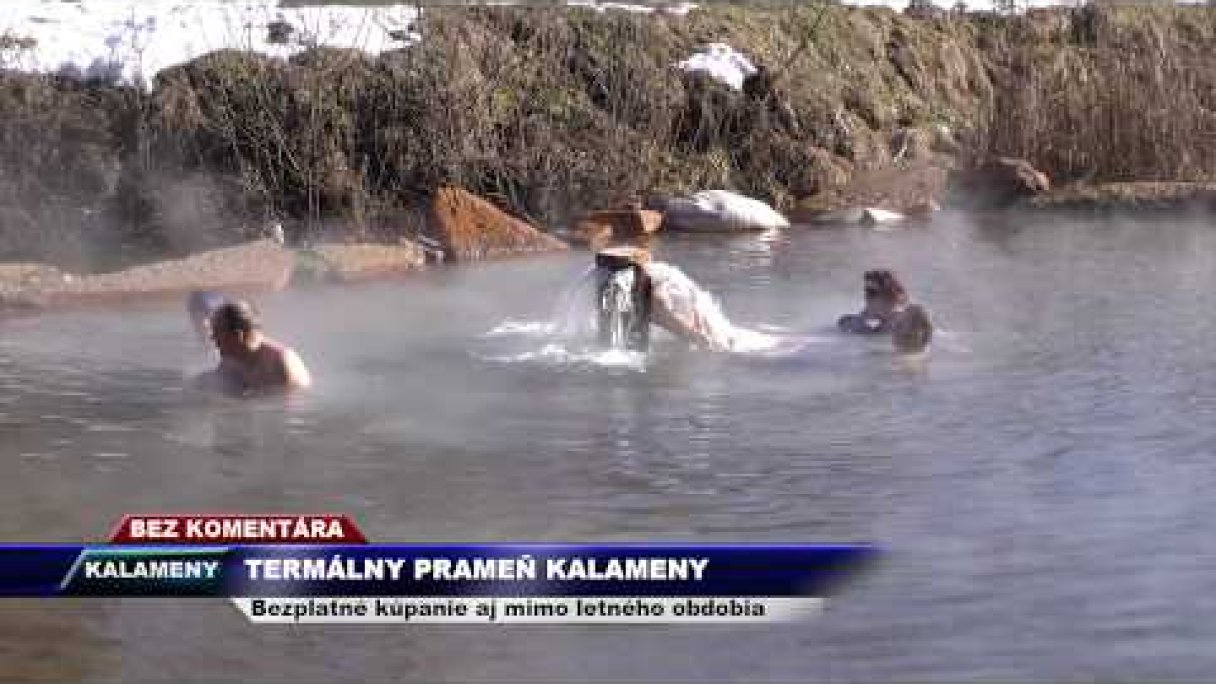 TV SEVERKA - Bez komentára - Termálny prameň Kalameny Autor: Severka Televízia severného Slovenska Zdroj: https://www.youtube.com/@TvSeverka TV SEVERKA - Bez komentára - Termálny prameň Kalameny Autor: Severka Televízia severného Slovenska Zdroj: https://www.youtube.com/@TvSeverka