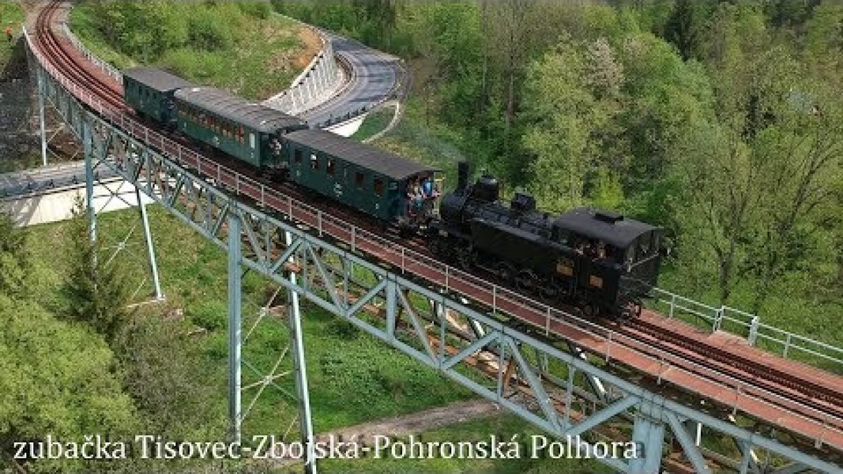 Zubačka Tisovec - Zbojská - Pohronská Polhora  30.04.2018 Autor: Emil Siska Zdroj: https://www.youtube.com/@EmilSiska
