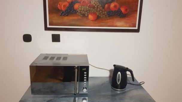 Spoločná kuchynka na chodbe