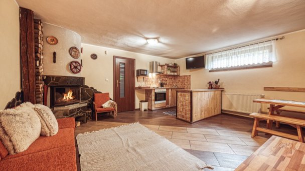 Spoločenské priestory apartmánová časť