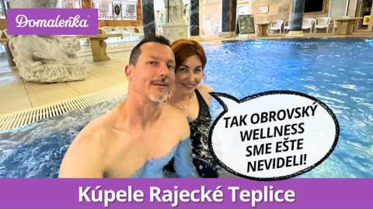 Všetky bazény s termálnou vodou? Kúpele Rajecké Teplice nás dostali Autor: Domalenka predtým Sorger Zdroj: https://www.youtube.com/@domalenka