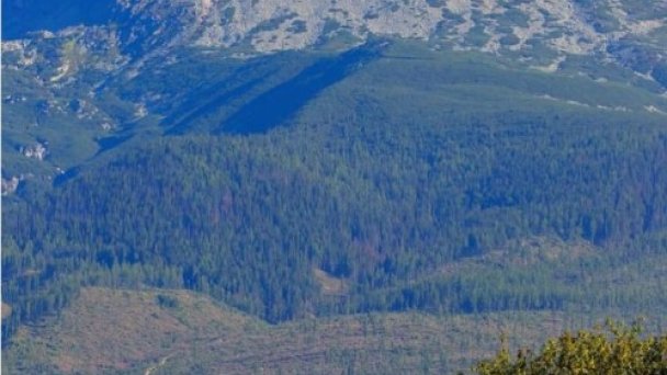 Výhľad na Gerlach z obce Výhľad na Gerlach z obce