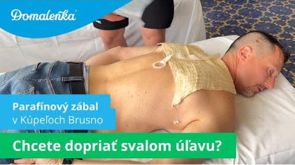 Procedúry v Kúpeľoch Brusno: Parafínový zábal Autor: Domalenka predtým Sorger Zdroj: https://www.youtube.com/@domalenka