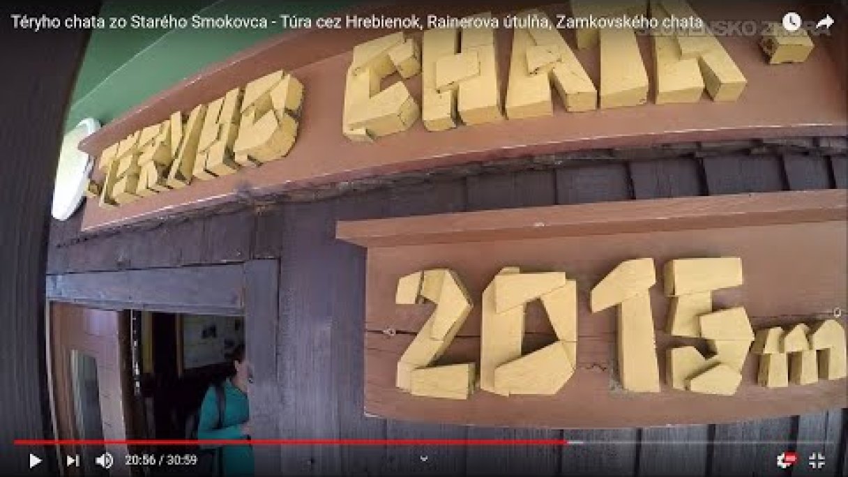 Téryho chata zo Starého Smokovca - Túra cez Hrebienok, Rainerova útulňa, Zamkovského chata Autor: SLOVENSKO ZHORA Zdroj: https://www.youtube.com/@SLOVENSKO-ZHORA