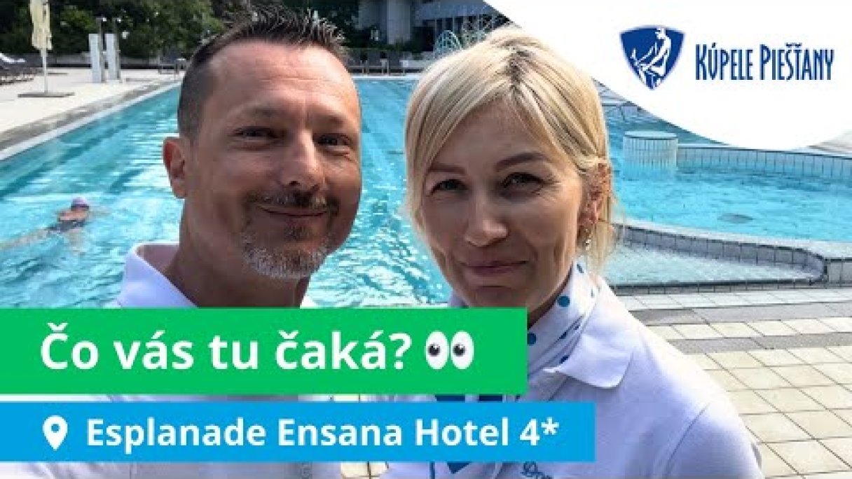 Kúpele Piešťany: Hotel Ensana Esplanade, krídlo Esplanade 4* (kompletná prehliadka) Autor: Domalenka predtým Sorger Zdroj: https://www.youtube.com/@domalenka