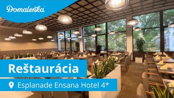 Kúpele Piešťany: Reštaurácia v Hoteli Ensana Esplanade, krídlo Esplanade 4* Autor: Domalenka predtým Sorger Zdroj: https://www.youtube.com/@domalenka