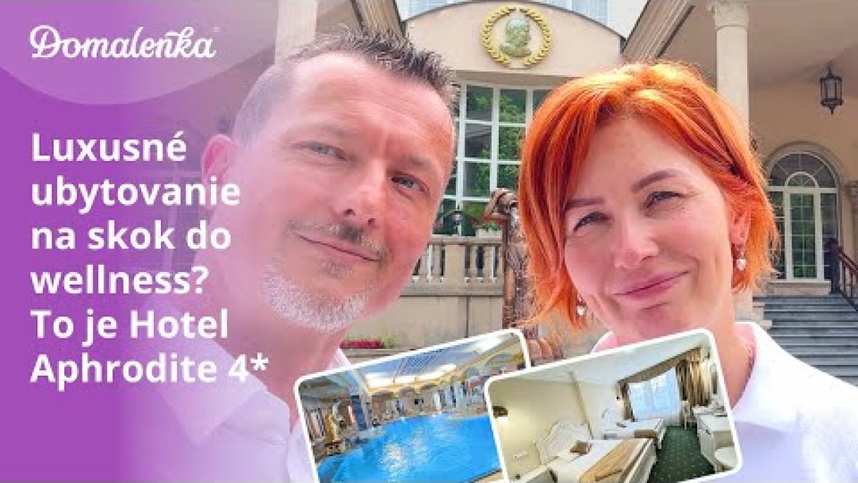 Kúpele Rajecké Teplice: Luxusné ubytovanie na skok do wellness? Hotel Aphrodite 4* je správna voľba Autor: Domalenka predtým Sorger Zdroj: https://www.youtube.com/@domalenka