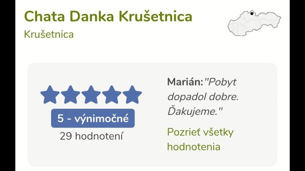 Chata Danka Krušetnica 22 Chata Danka Krušetnica 22