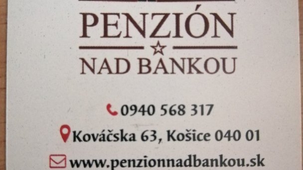 Penzión nad Bankou Košice - Staré Mesto 19 Penzión nad Bankou Košice - Staré Mesto 19