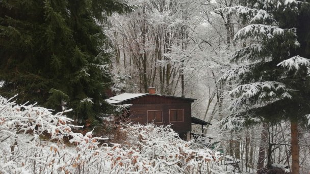 Chatka v rekreačnej oblasti pri lese Sklené Teplice 10 Chatka v rekreačnej oblasti pri lese Sklené Teplice 10