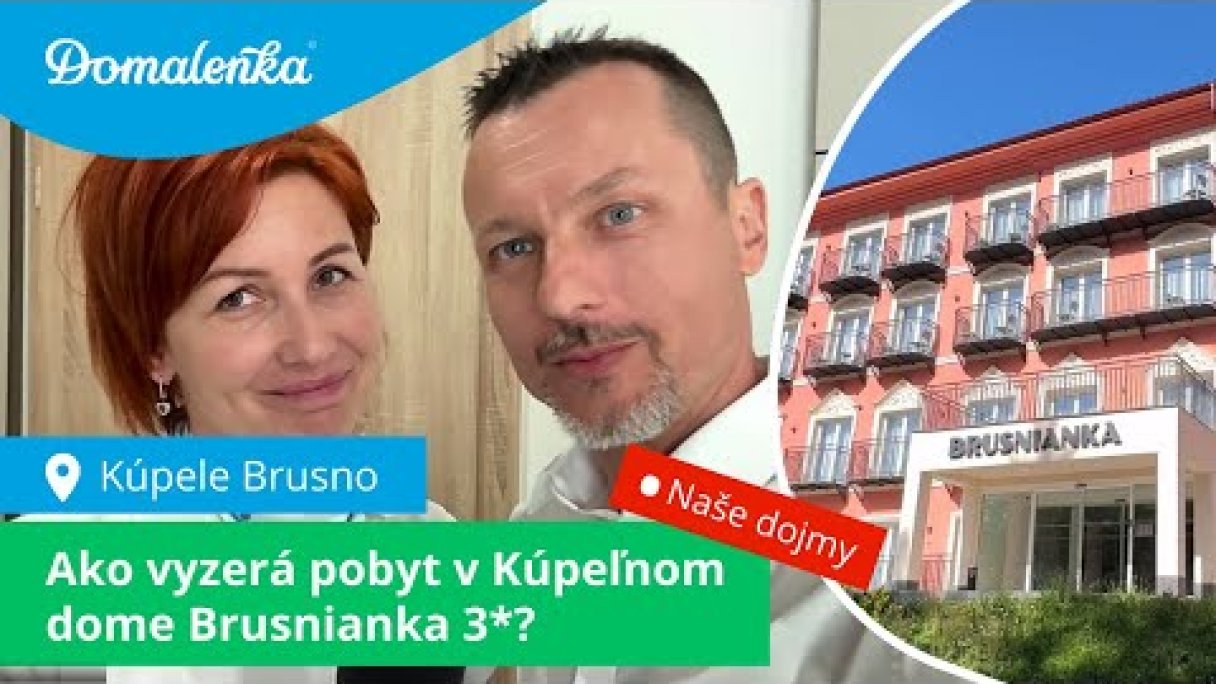 Kúpele Brusno: Ako vyzerá pobyt v Kúpeľnom dome Brusnianka 3*? Tu sú naše dojmy! Autor: Domalenka predtým Sorger Zdroj: https://www.youtube.com/@domalenka