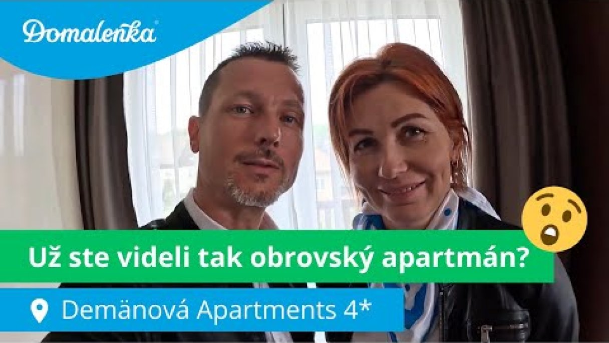 Demänová Apartments 4* Demänová: Už ste videli tak obrovský apartmán?  Autor: Domalenka predtým Sorger Zdroj: https://www.youtube.com/@domalenka