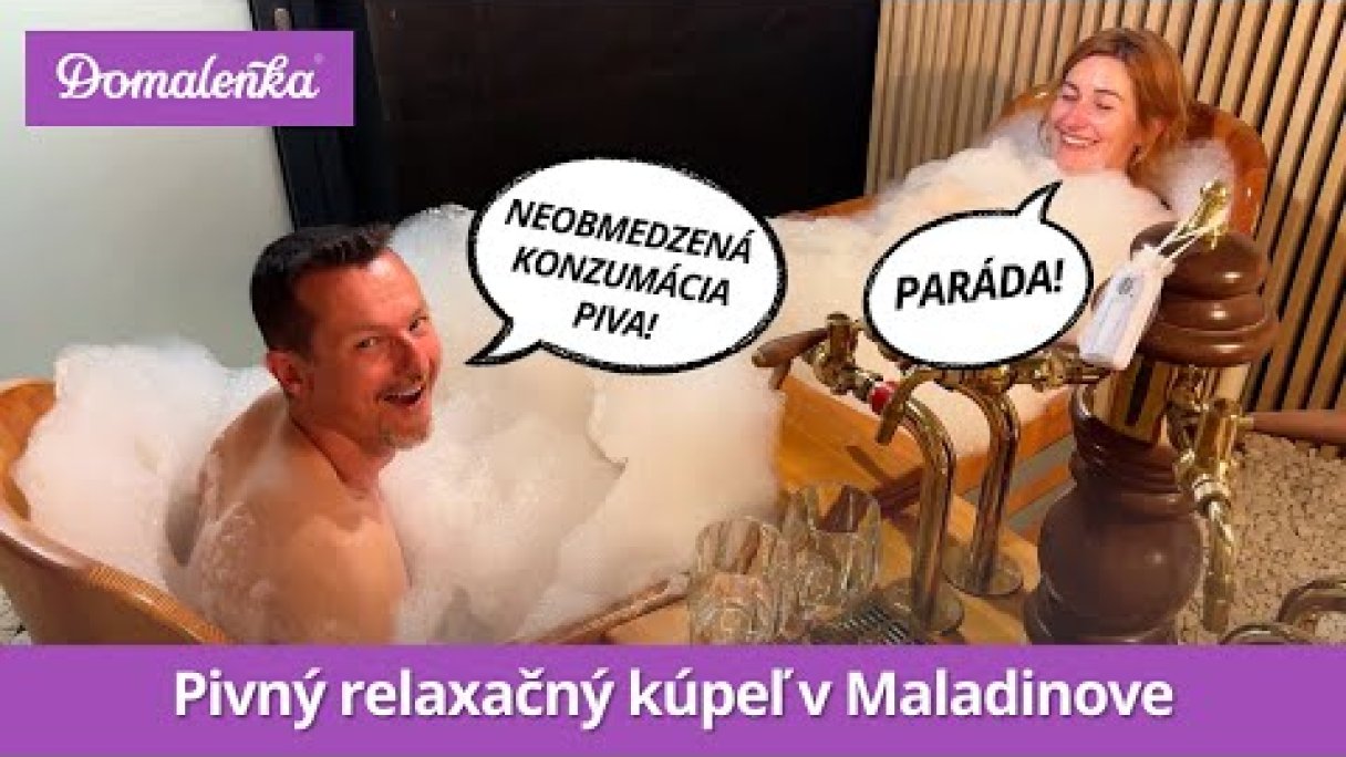 Pozývame vás do Maladinova na pivný relaxačný kúpeľ | Domalenka.sk Autor: Domalenka predtým Sorger Zdroj: https://www.youtube.com/@domalenka Pozývame vás do Maladinova na pivný relaxačný kúpeľ | Domalenka.sk Autor: Domalenka predtým Sorger Zdroj: https://www.youtube.com/@domalenka