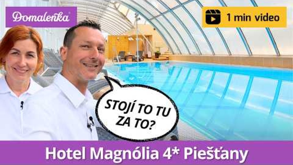 Hotel Magnólia 4* Piešťany – pre koho je a čo od neho čakať (1 min) Autor: Domalenka predtým Sorger Zdroj: https://www.youtube.com/@domalenka