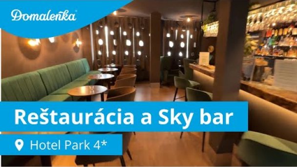 Hotel Park 4*: Reštaurácia a Sky bar Autor: Domalenka predtým Sorger Zdroj: https://www.youtube.com/@domalenka Hotel Park 4*: Reštaurácia a Sky bar Autor: Domalenka predtým Sorger Zdroj: https://www.youtube.com/@domalenka