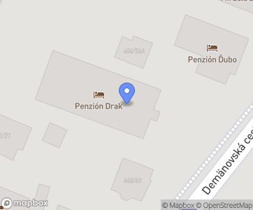 Penzión Drak a Apartmány Demänová - Mapa