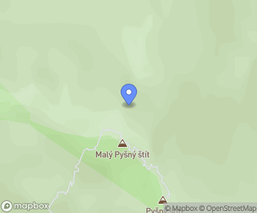 Malý Pyšný štít - Mapa