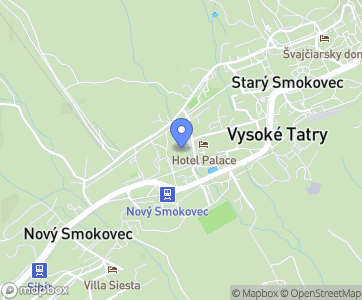 Kúpele Nový Smokovec - Mapa