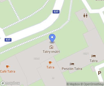 Tatry vnútri Starý Smokovec - Mapa