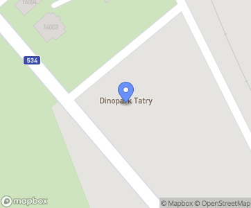 Dinopark Tatry Dolný Smokovec - Mapa